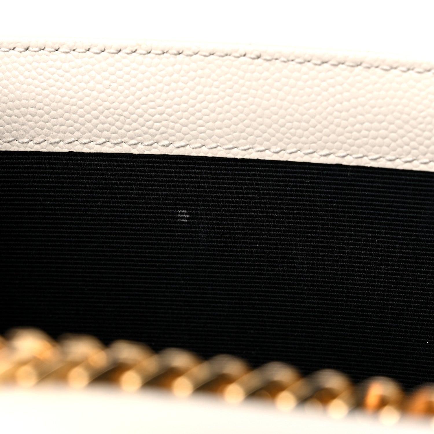 Saint Laurent Grain De Poudre Small Monogram Kate Satchel Crema Soft 11 of 13