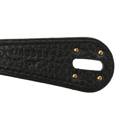 Hermes Taurillon Clemence Lindy 26 Black 7 of 11