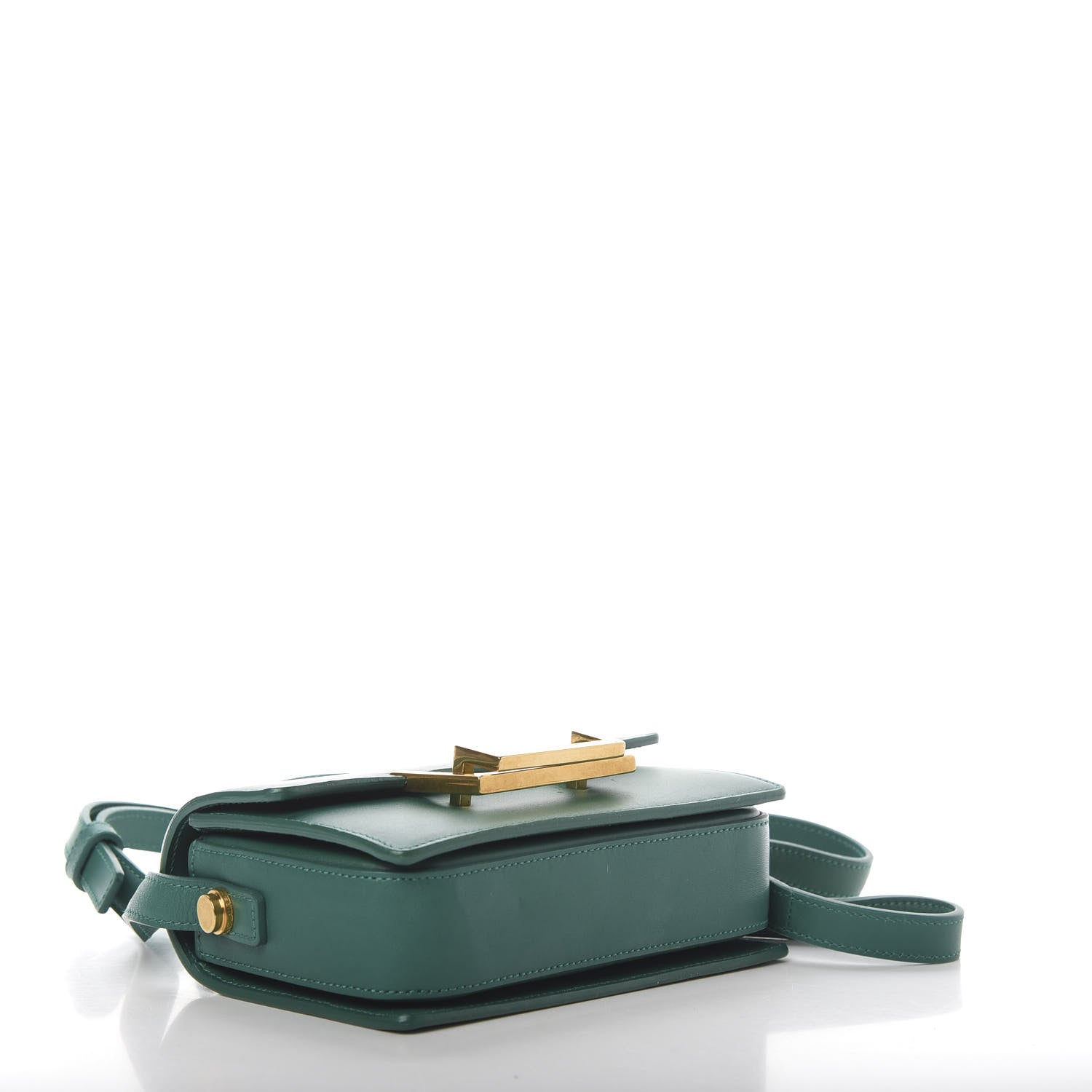 Saint Laurent Calfskin Small Classic Lulu Bag Green 4 of 10