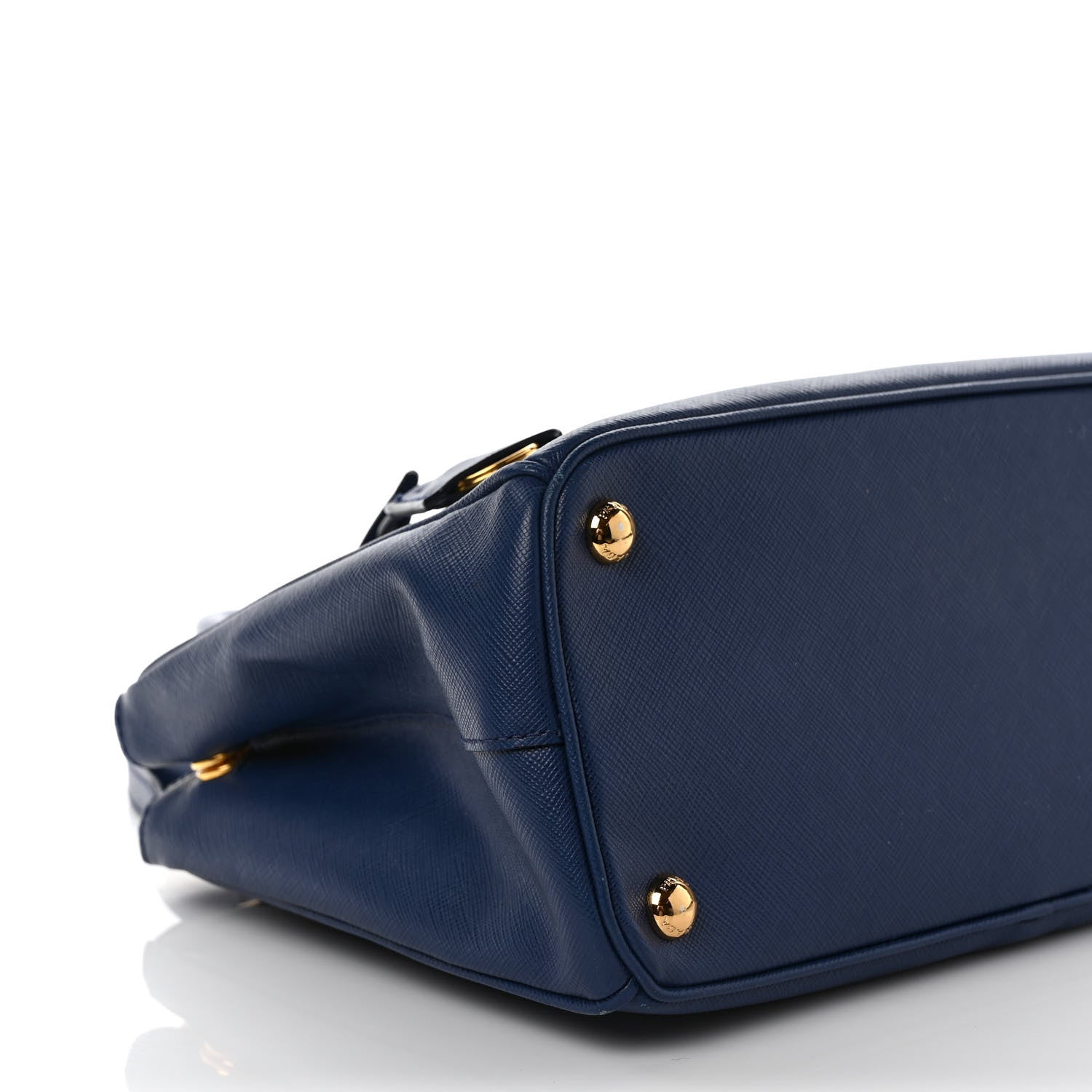 Prada Saffiano Small Galleria Double Zip Tote Bluette 7 of 10