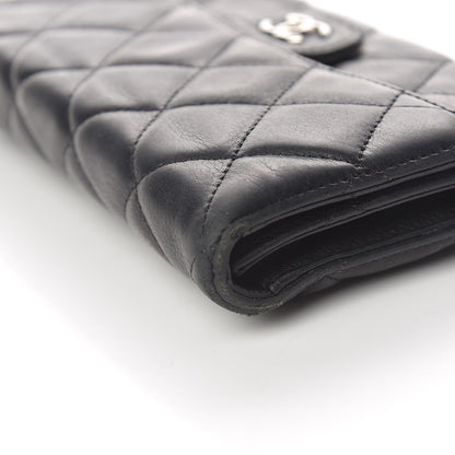 Chanel Caviar Quilted Large Gusset Flap Wallet Black 15 of 17