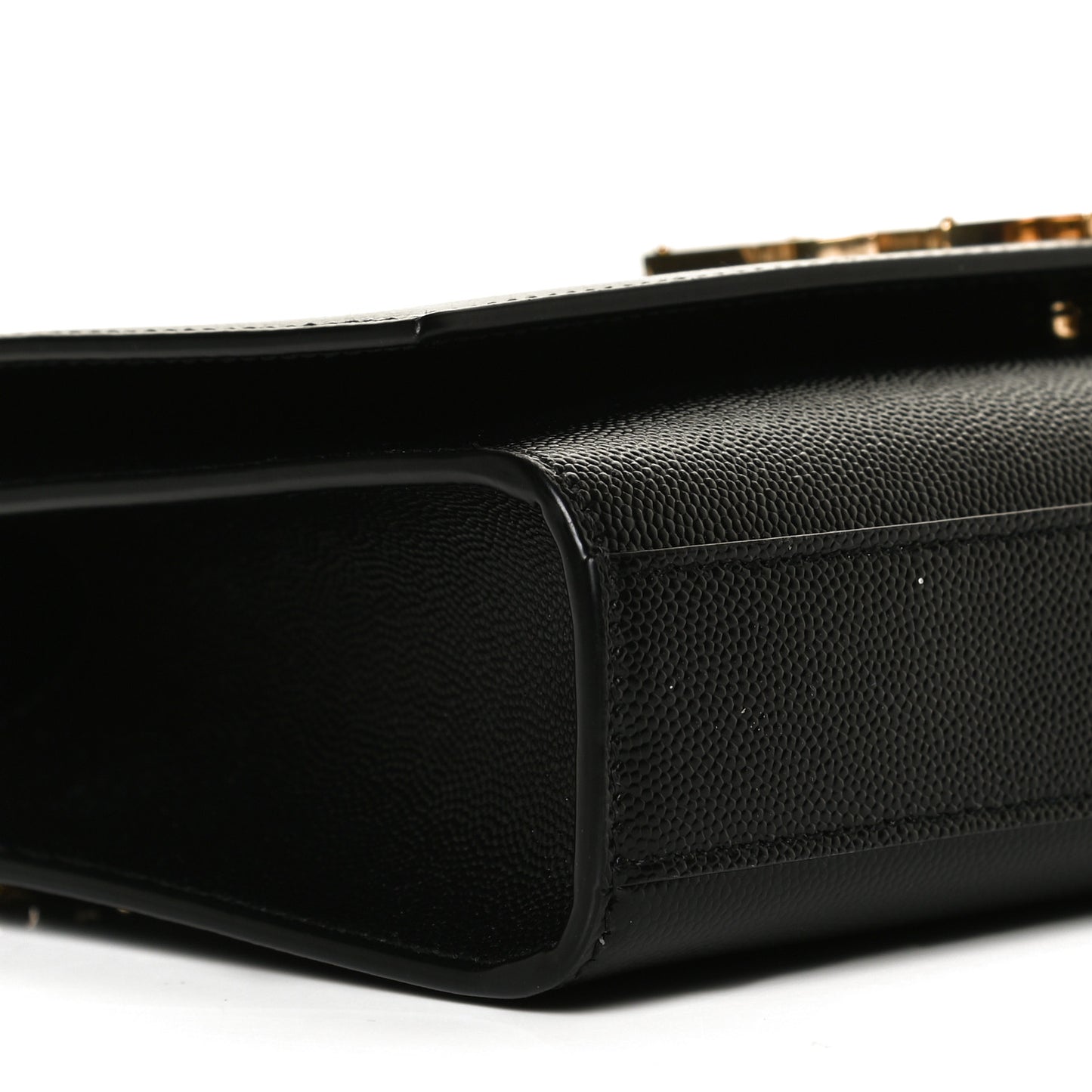 Grain De Poudre Medium Classic Monogram Kate Satchel Black