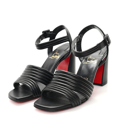Christian Louboutin Nappa Manola 85 Sandals 37.5 Black 4 of 9