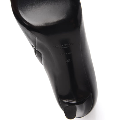Saint Laurent Santiago Russo Kate 85 Zip Bootie 38 Black 6 of 9
