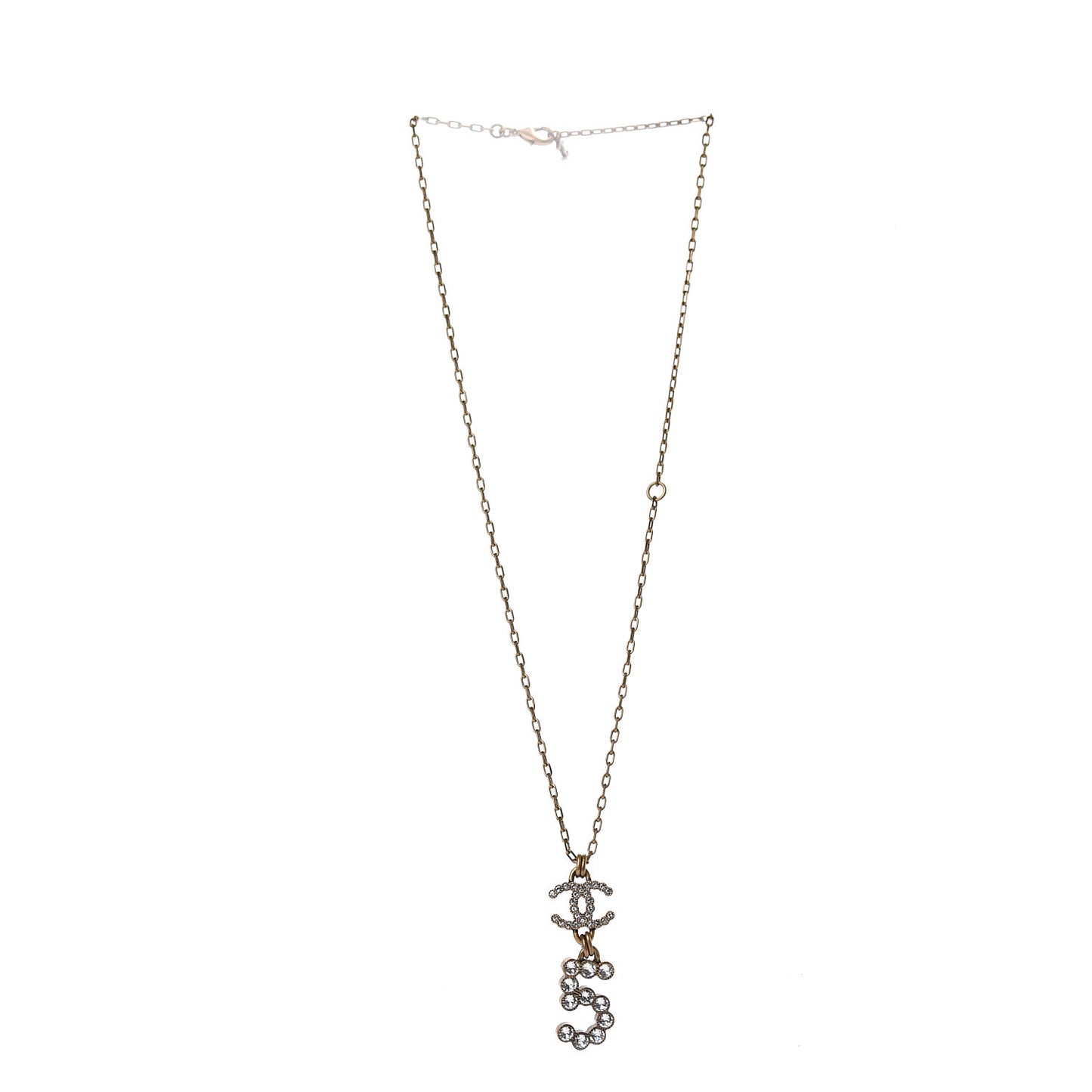 Crystal City of Light CC Necklace Pendant Gold