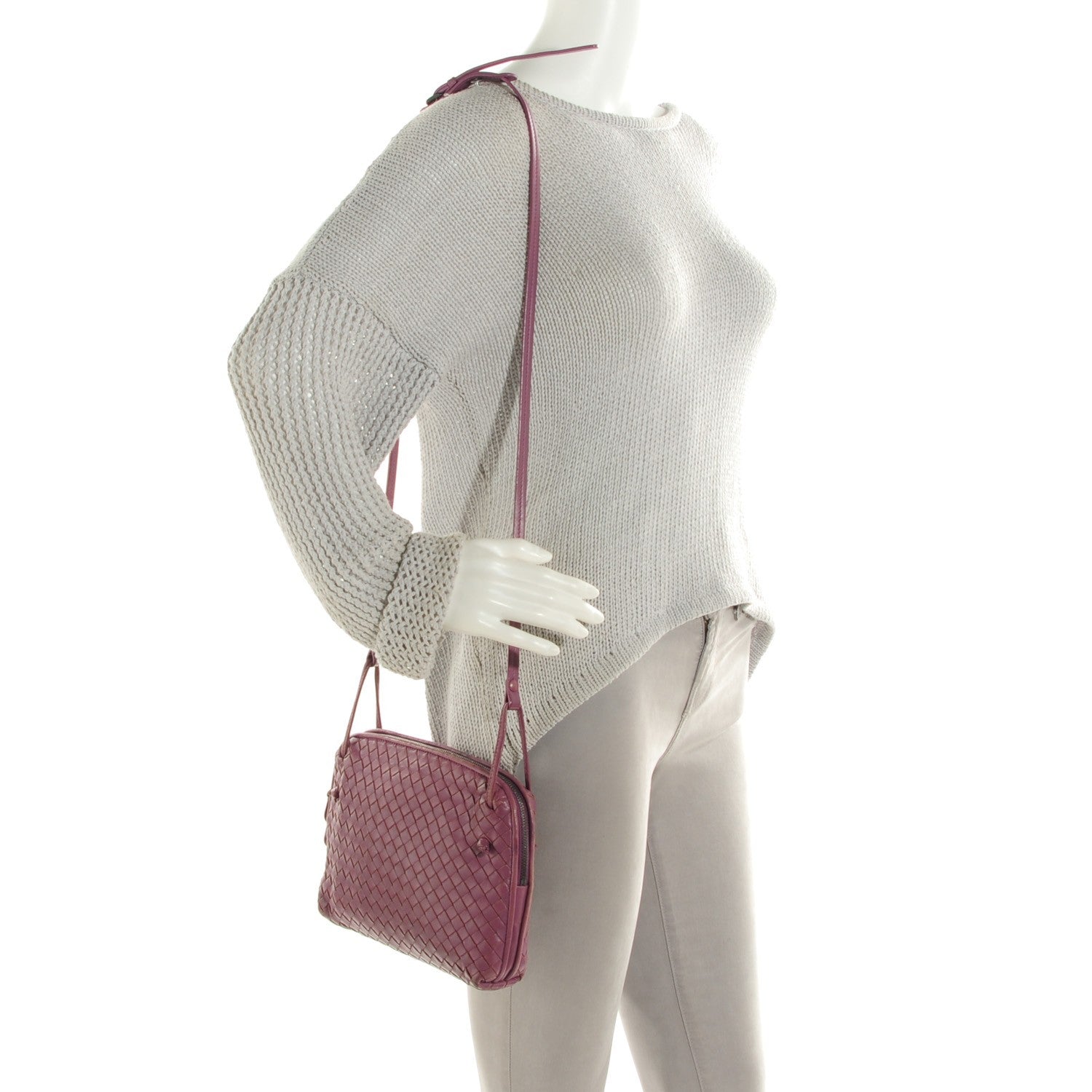 Bottega Veneta Nappa Intrecciato Crossbody Messenger Corot 3 of 10