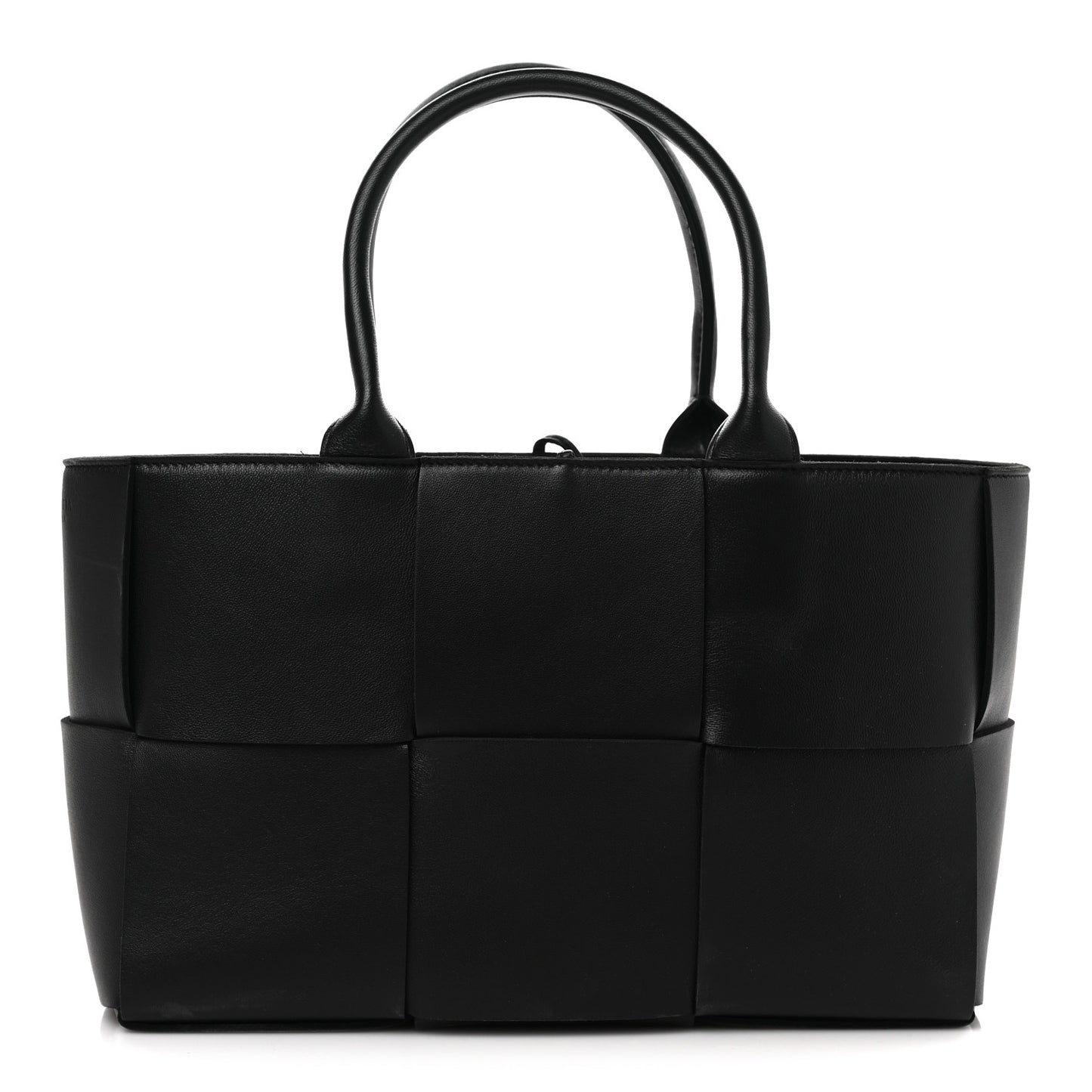 Nappa Maxi Intrecciato Arco Tote Black