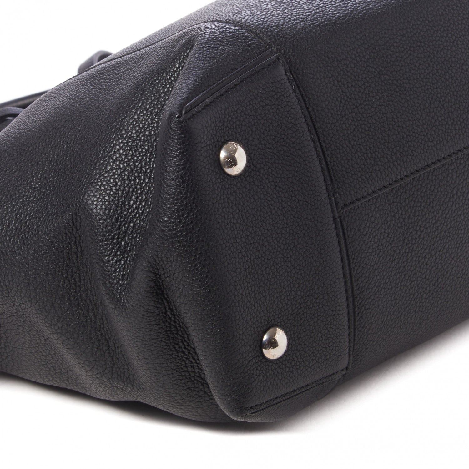 Louis Vuitton Veau Cachemire Soft Lockit MM Black 5 of 8