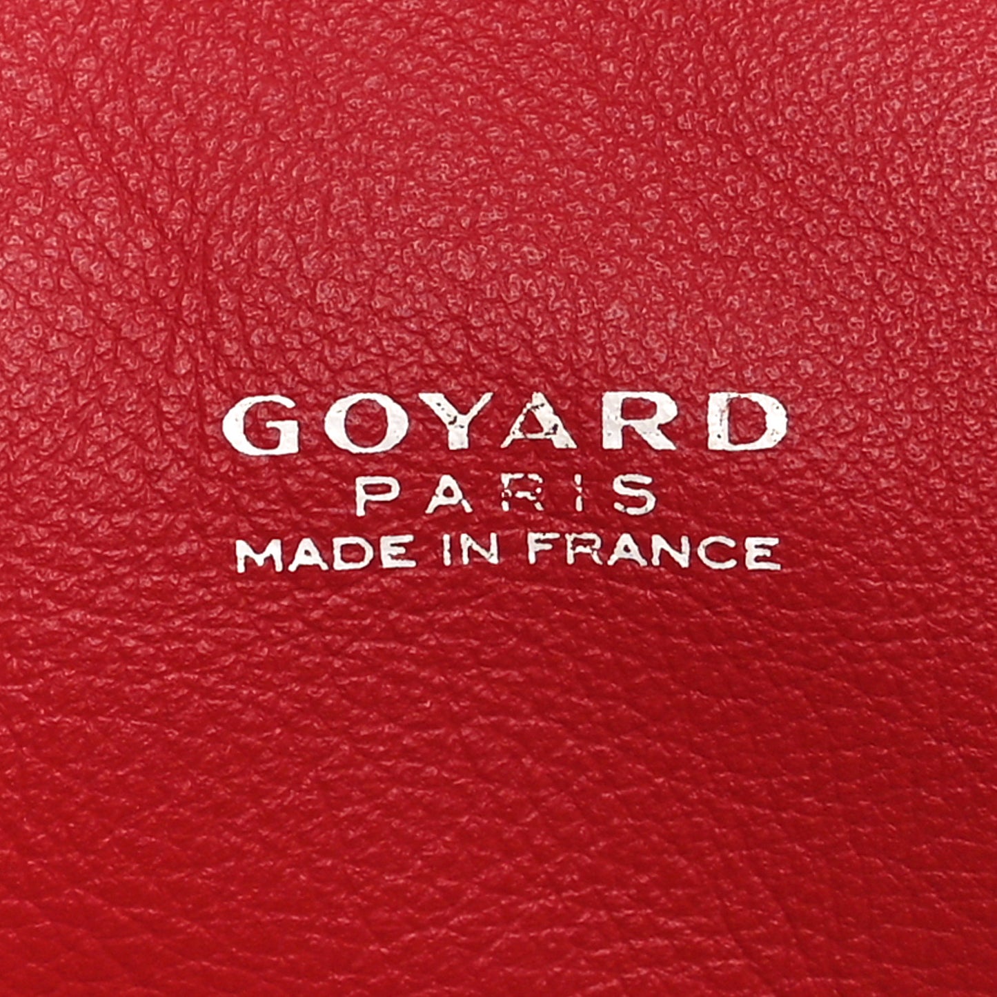 Goyardine Reversible Anjou PM Red