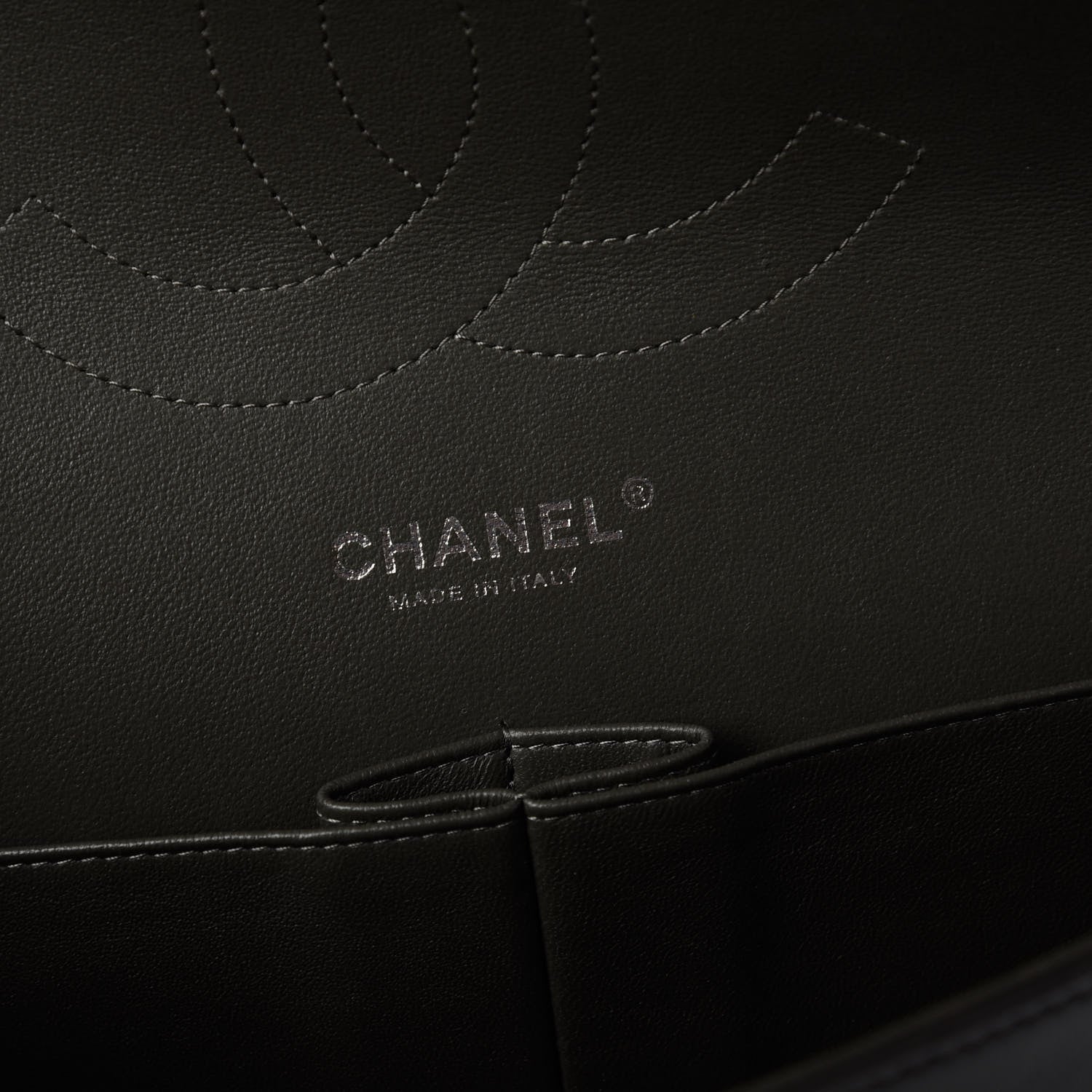 Chanel Lambskin Quilted Jumbo Double Flap Black 8 of 10