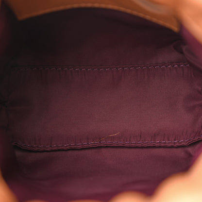 Burberry Lambskin Quilted Mini Lola Bucket Bag Maple Brown 5 of 9