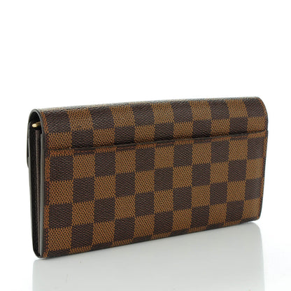 Louis Vuitton Damier Ebene Sarah Wallet NM 3 of 7