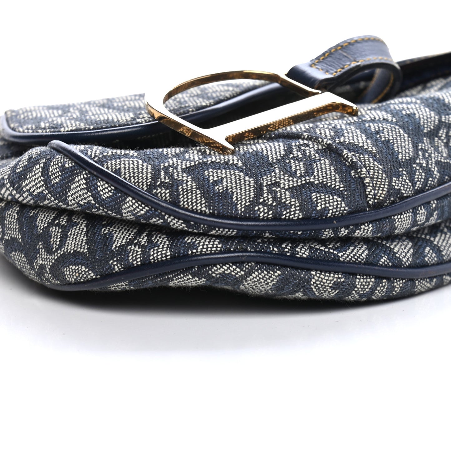 Monogram Saddle Bag Blue