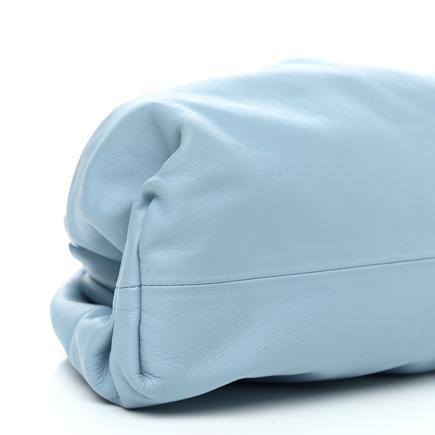 Smooth Butter Calf The Pouch Oversized Clutch Ice