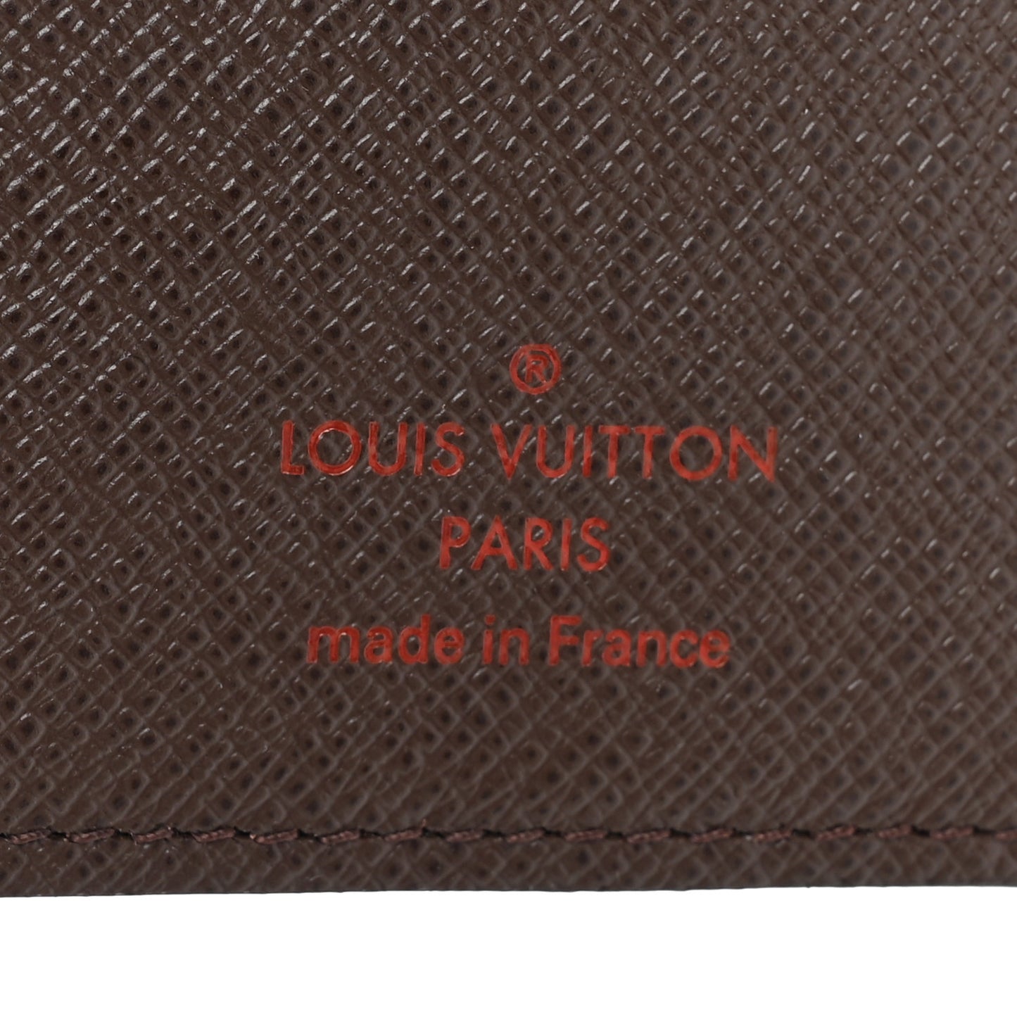 Damier Ebene Portefeuille Brazza Wallet