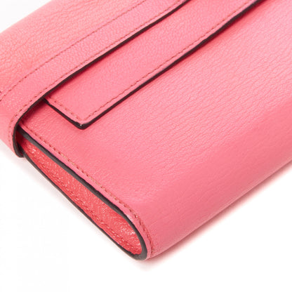 Hermes Chevre Mysore Kelly Longue Wallet Rose Lipstick 5 of 12