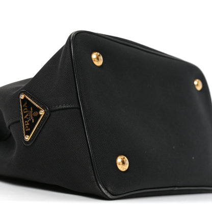 Prada Jacquard Logo Tote Black 7 of 8