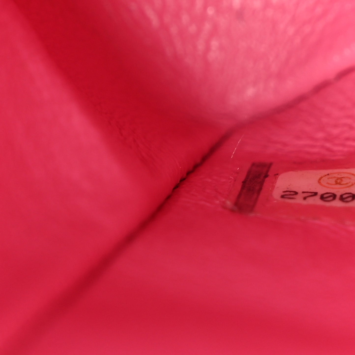 Lambskin Chevron Quilted Small Double Flap Pink