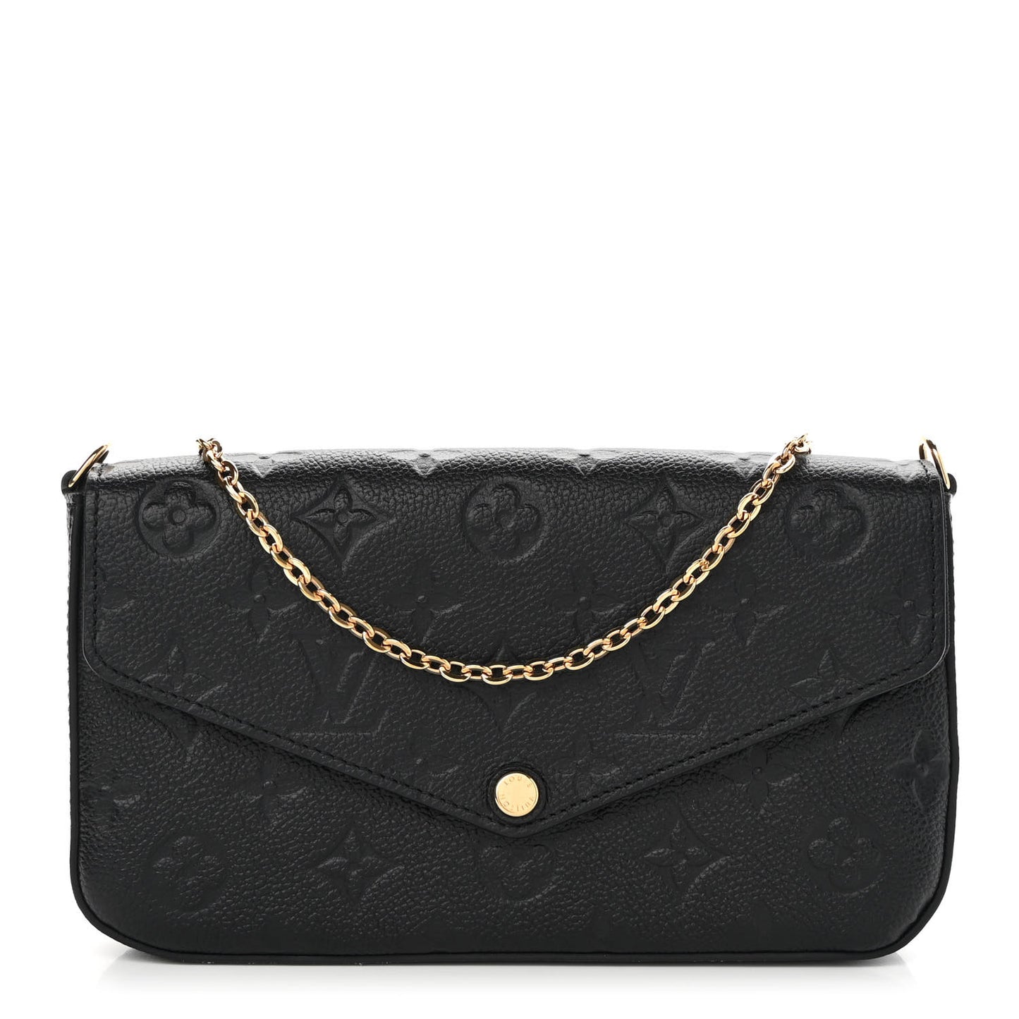 Empreinte Pochette Felicie Chain Wallet Black