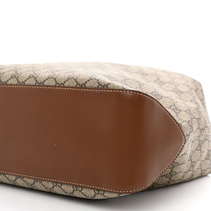 Gucci GG Supreme Monogram Large Linea A Hobo Light Brown 10 of 10