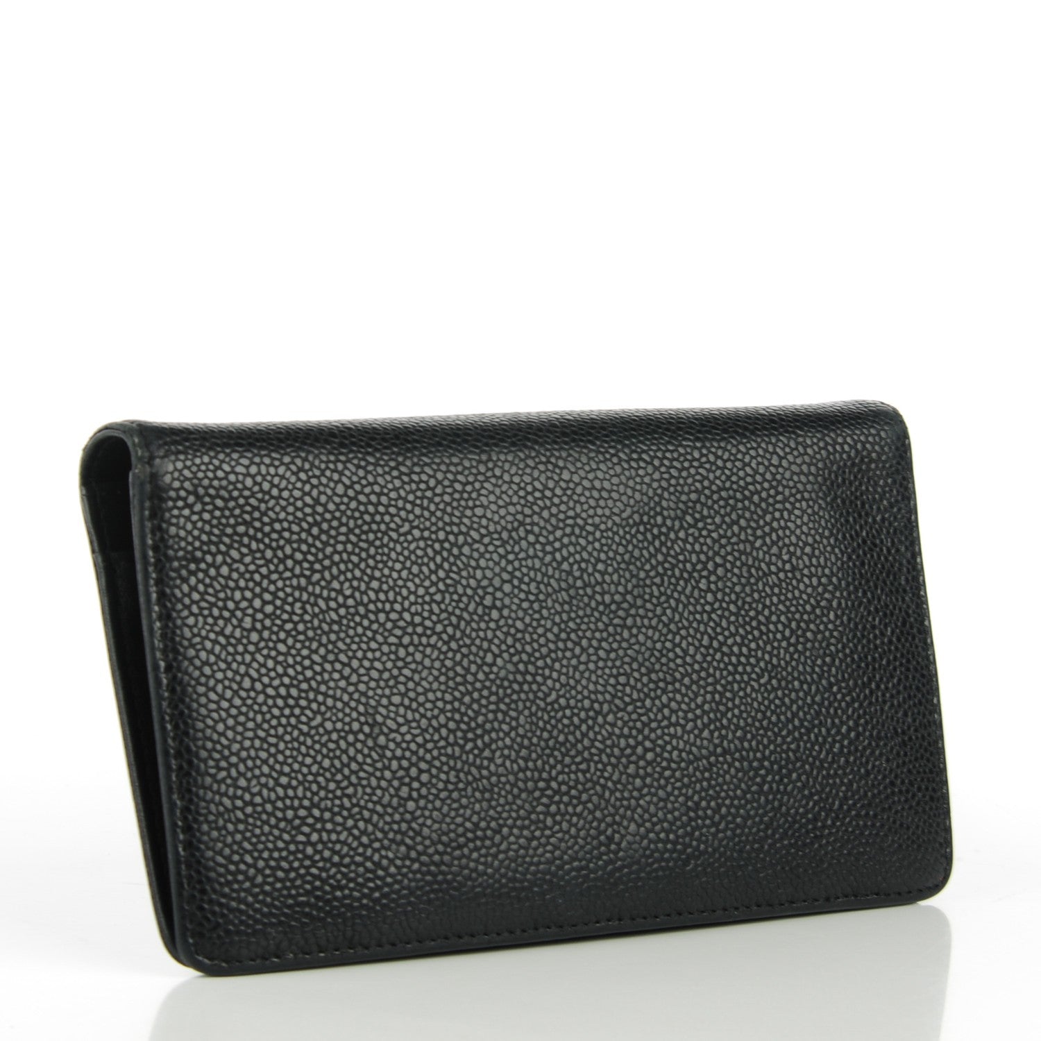 Chanel Caviar Timeless CC Yen Wallet Black 3 of 8
