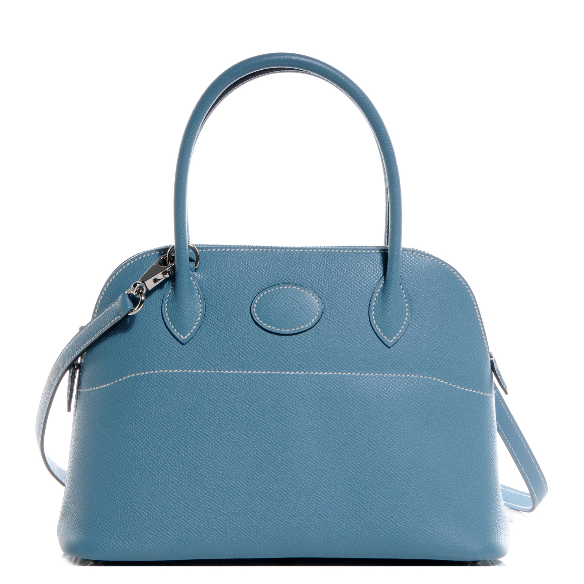Hermes Veau Epsom Mini Bolide 27 Blue Jean 1 of 7