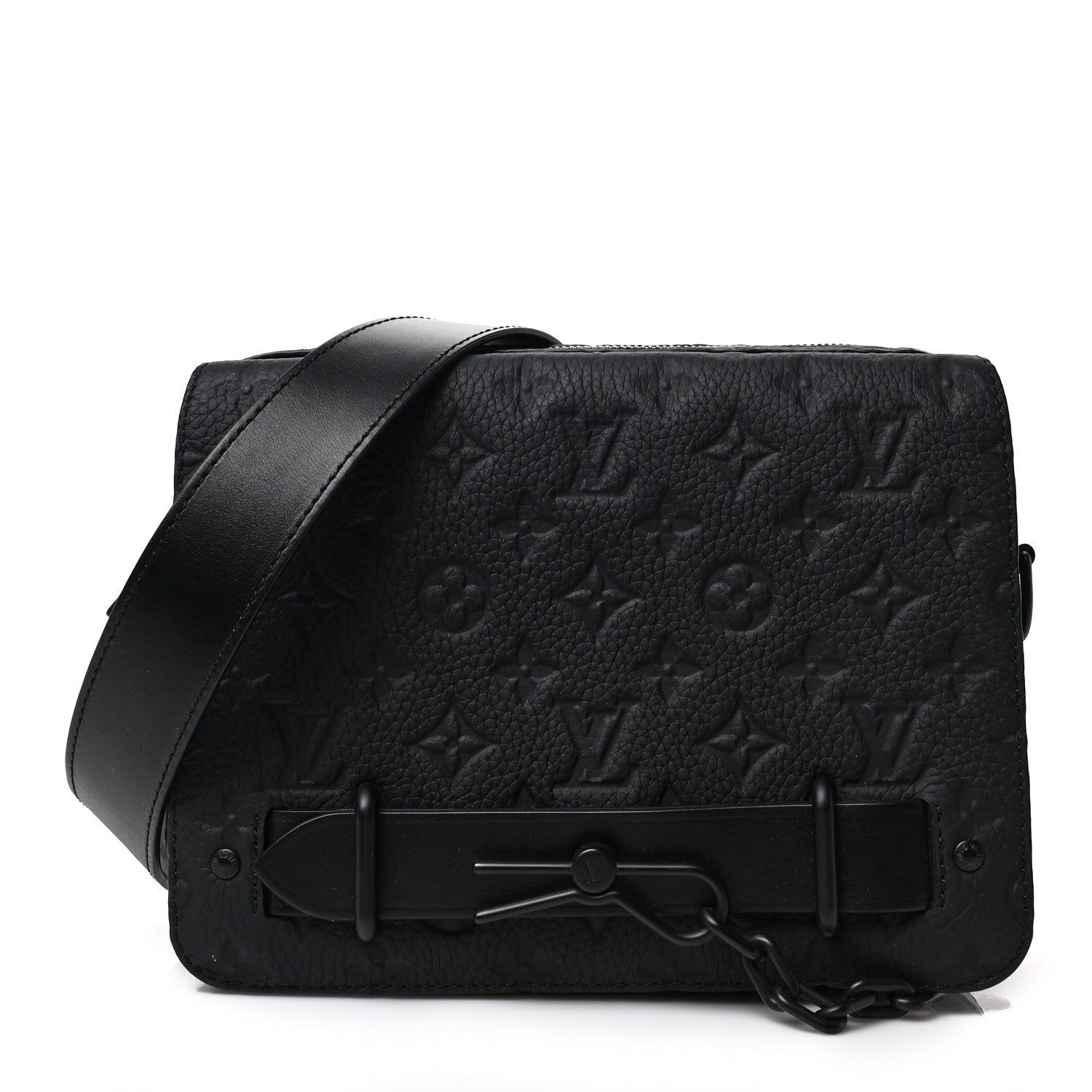Louis Vuitton Taurillon Monogram Steamer Messenger Black 1 of 8