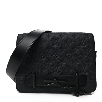 Louis Vuitton Taurillon Monogram Steamer Messenger Black 1 of 8