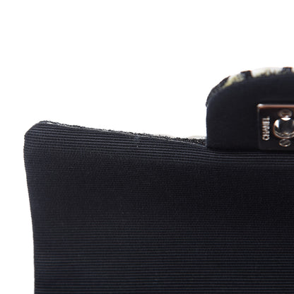 Chanel Ribbon Tweed Small Single Flap Black White 16 of 17