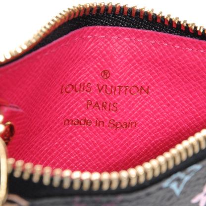 Louis Vuitton Monogram Multicolor Key Pouch Black Grenade 7 of 8