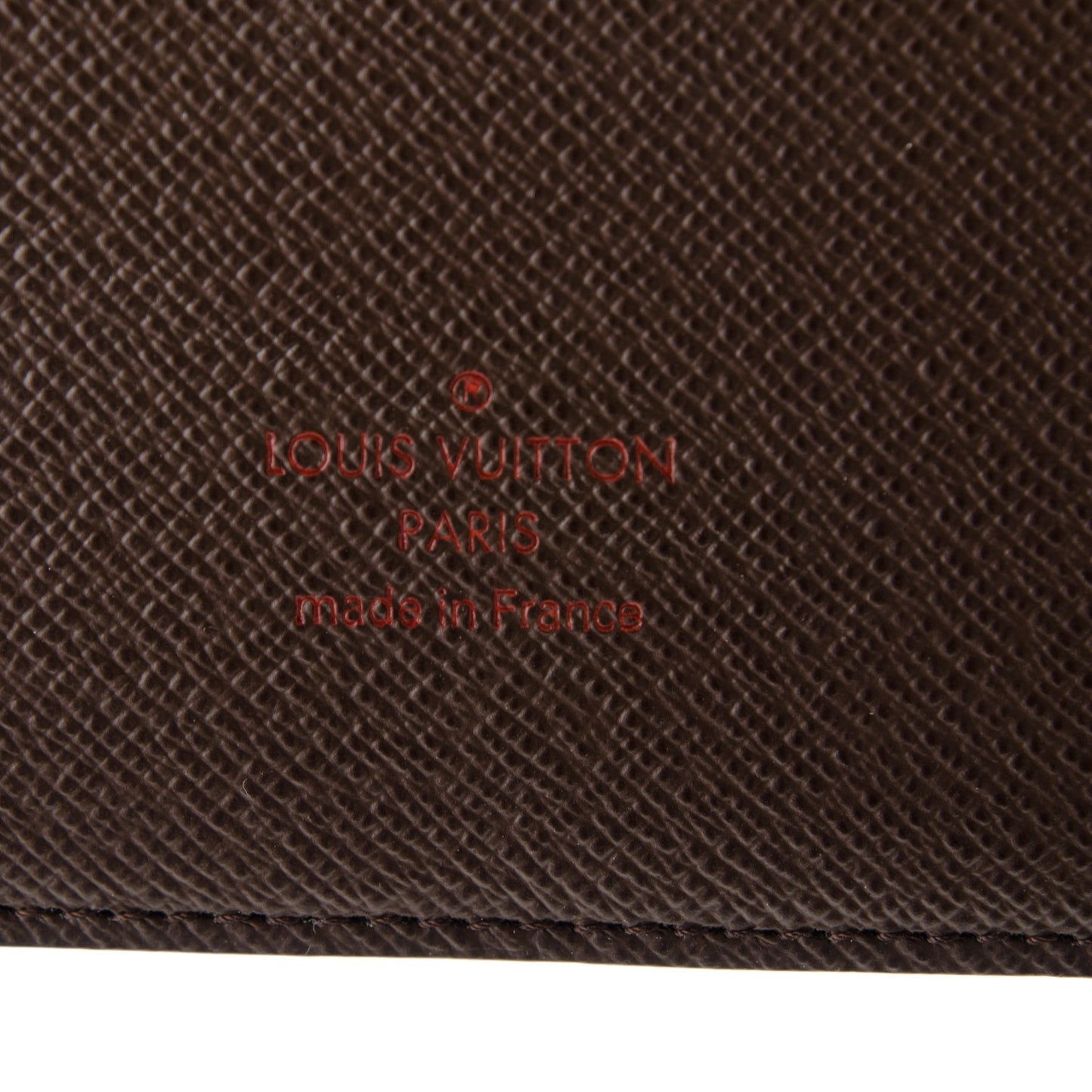 Damier Ebene Large Ring Agenda Cover