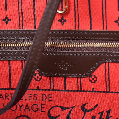 Louis Vuitton Damier Ebene Neverfull MM 6 of 11