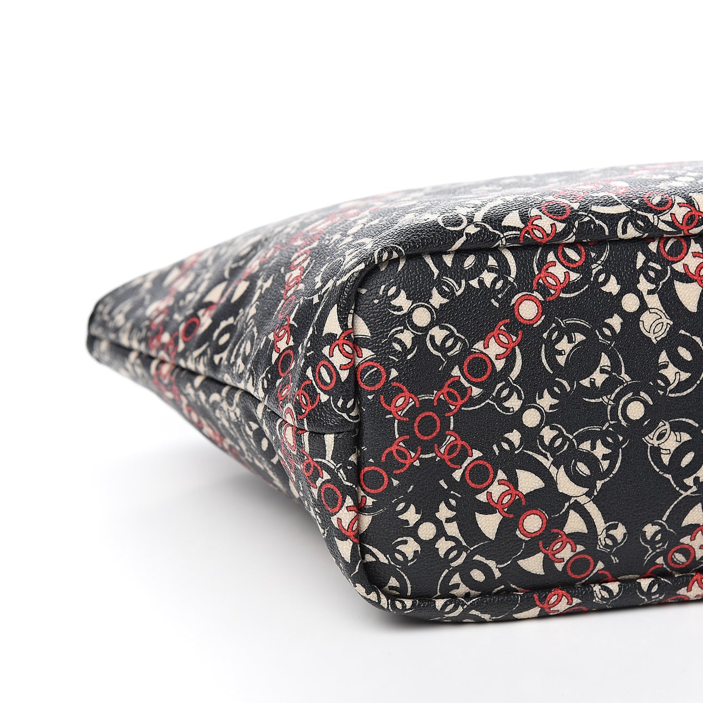 Coated Canvas Coco Tote Black
