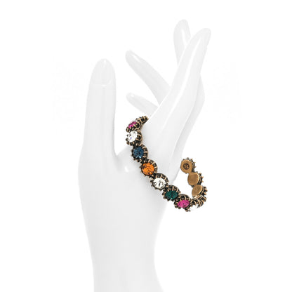 Gucci Crystal Bracelet Aged Gold Multicolor 2 of 6