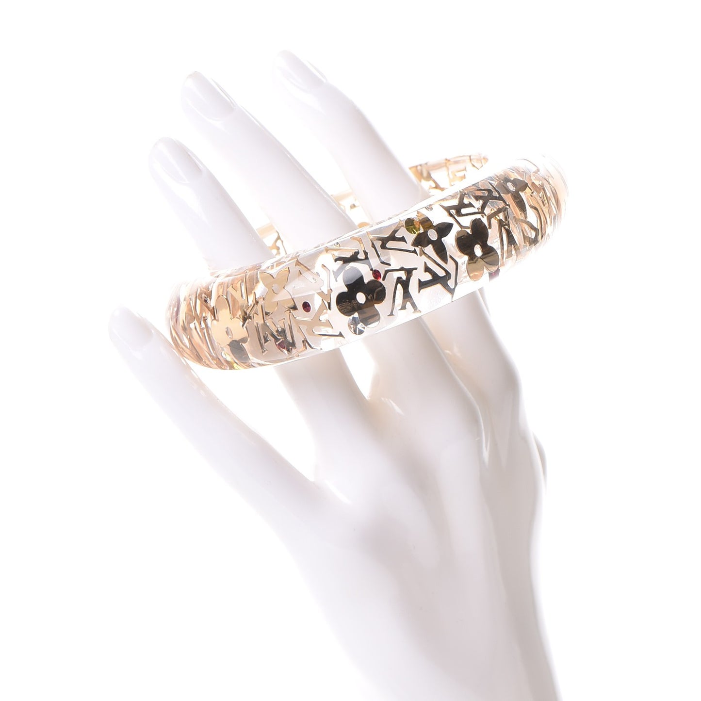 Resin Swarovski Medium Inclusion Bracelet GM Transparent