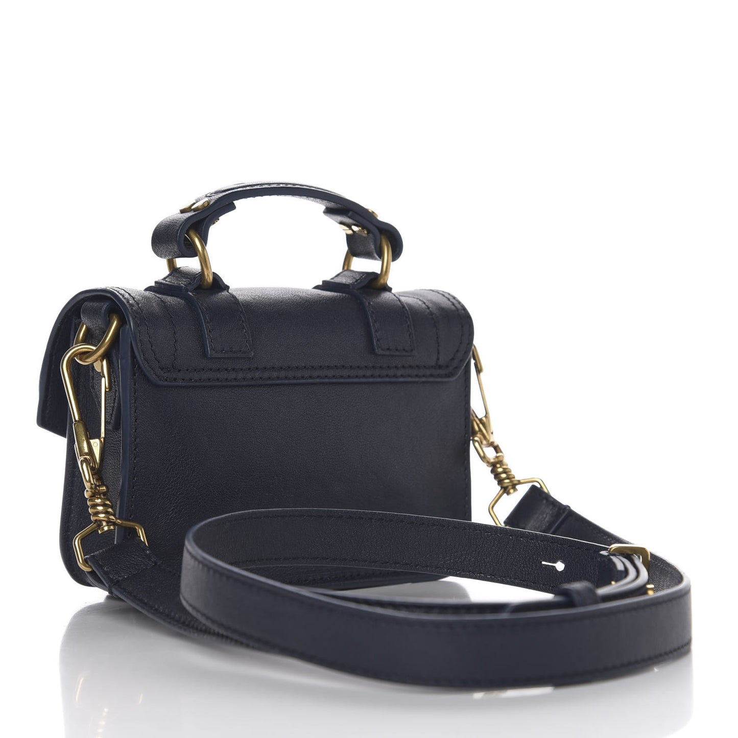 Lambskin Micro PS1 Satchel Midnight