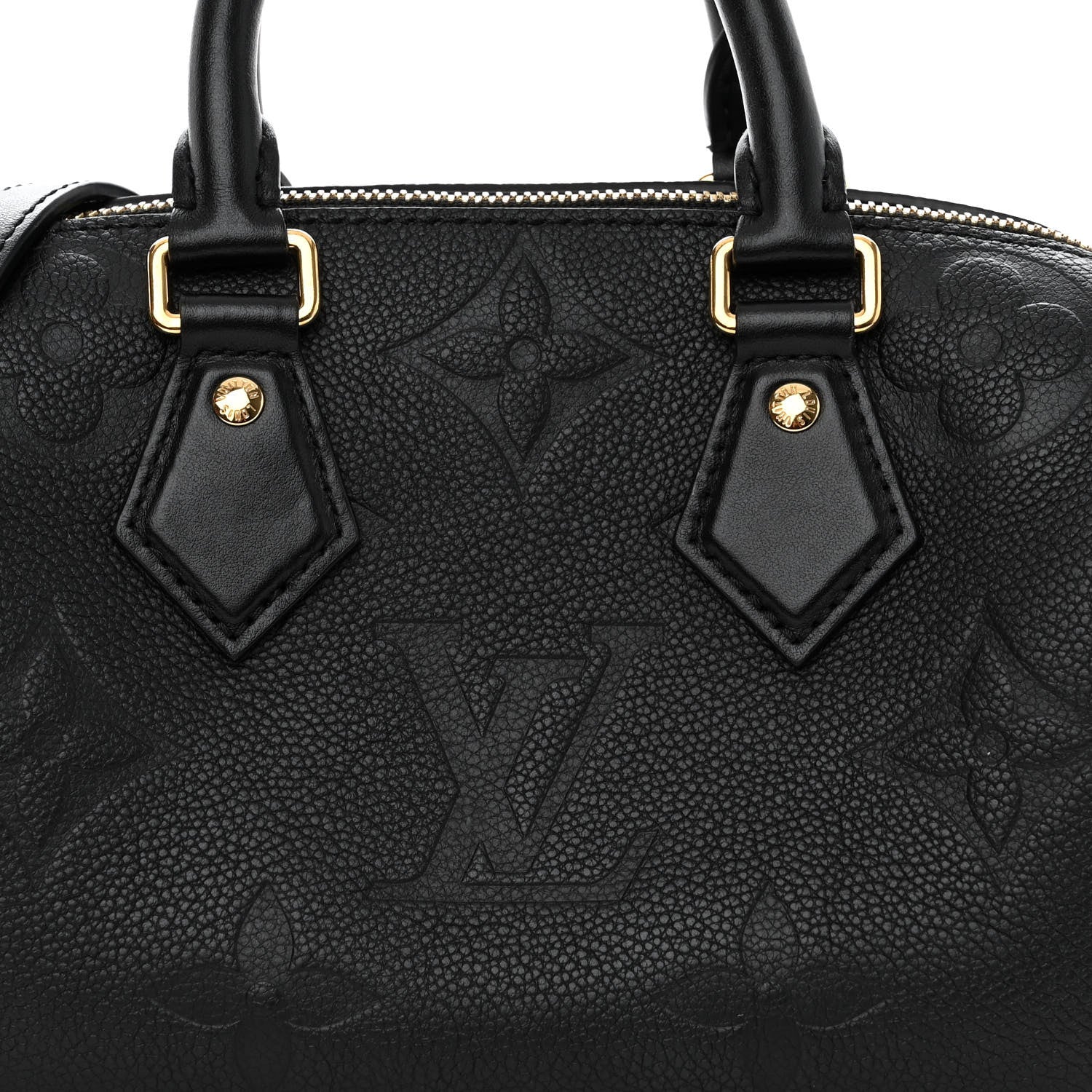 Louis Vuitton LOUIS VUITTON Empreinte Monogram Giant Speedy Bandouliere 20 Black 6 of 8