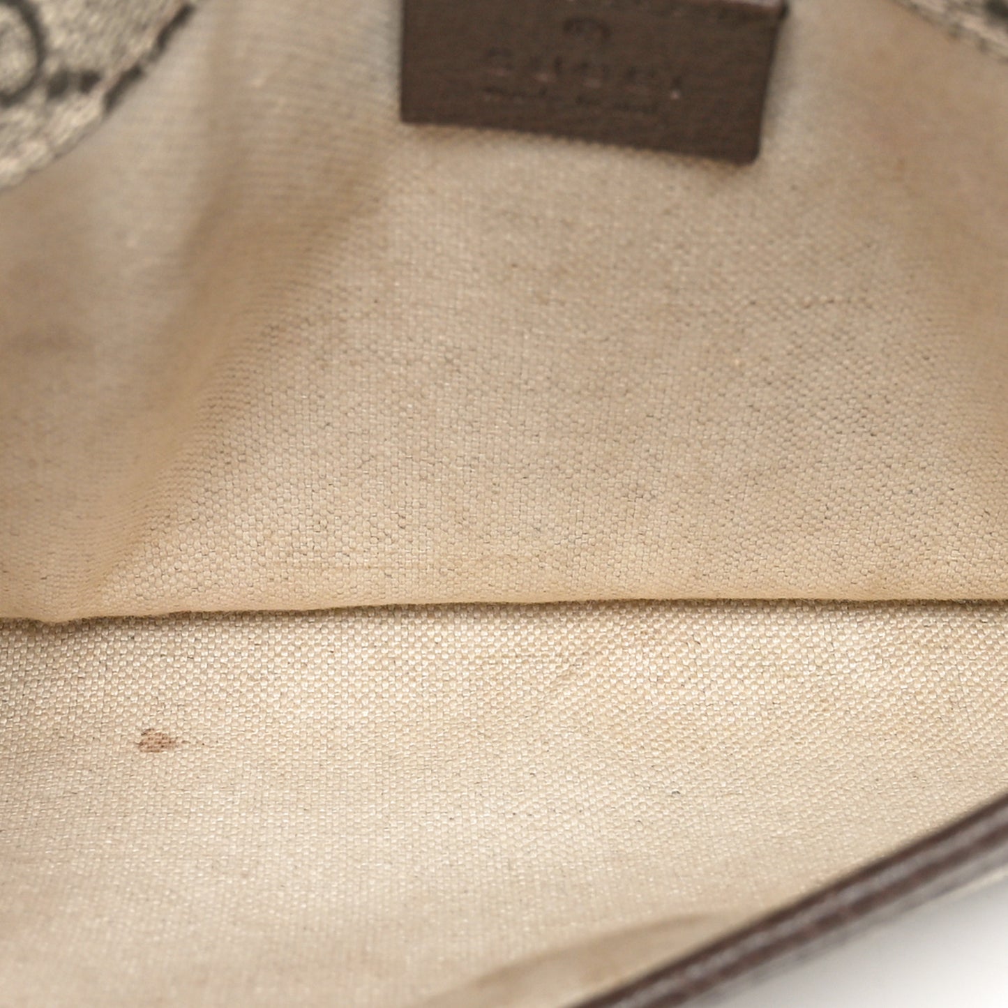 GG Supreme Monogram Neo Vintage Web Belt Bag Brown