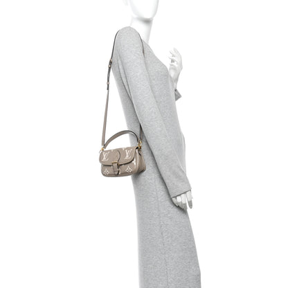 Louis Vuitton Empreinte Monogram Giant Nano Diane Tourterelle Creme 2 of 12