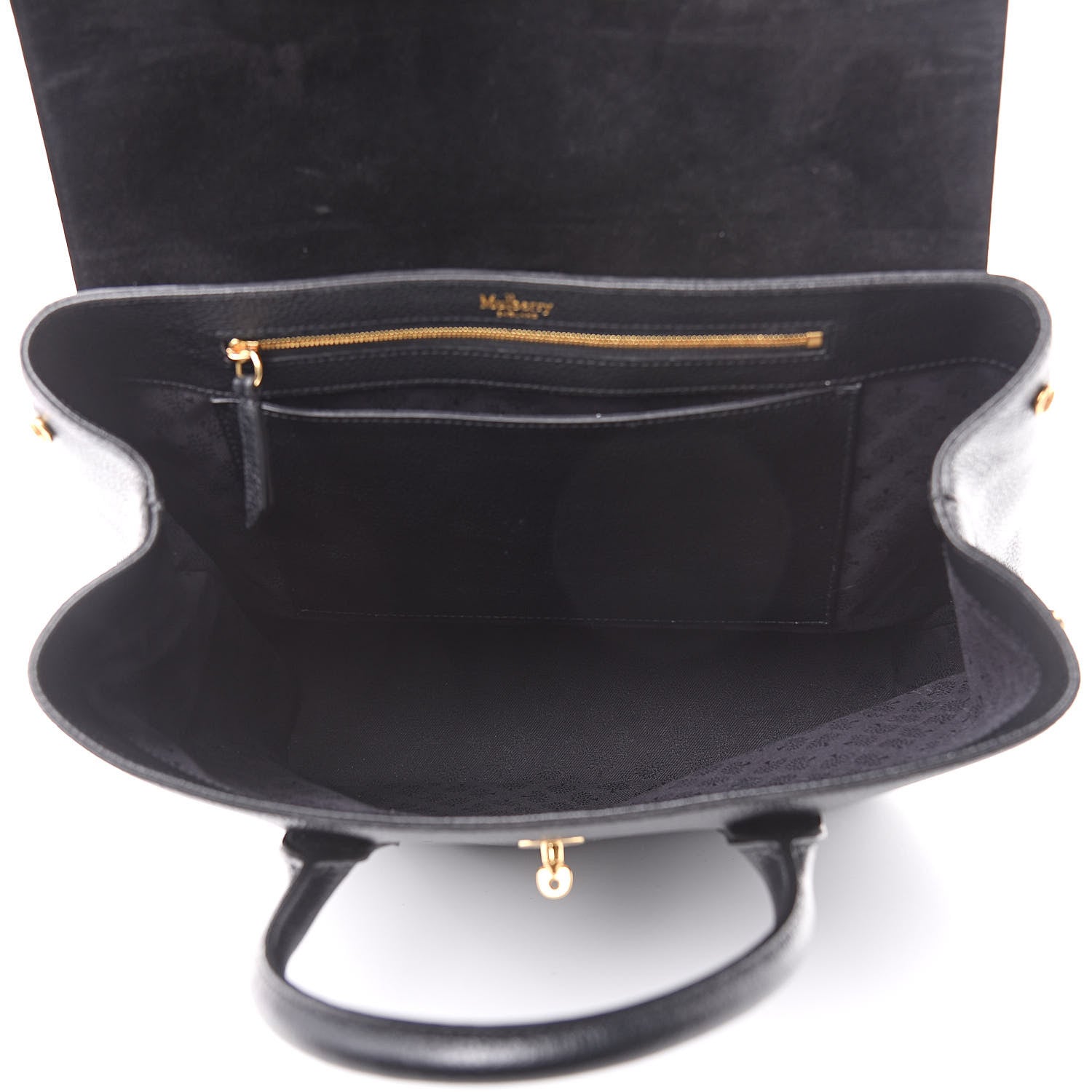 Mulberry Classic Grain Calfskin Small Bayswater Backpack Black 5 of 8