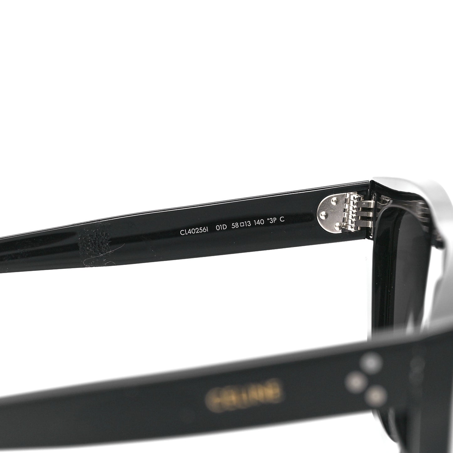Acetate Square Sunglasses CL40256I Black