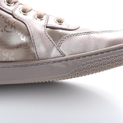 Gucci Imprime Monogram Coda High Top Sneakers 38.5 Mauve 7 of 10