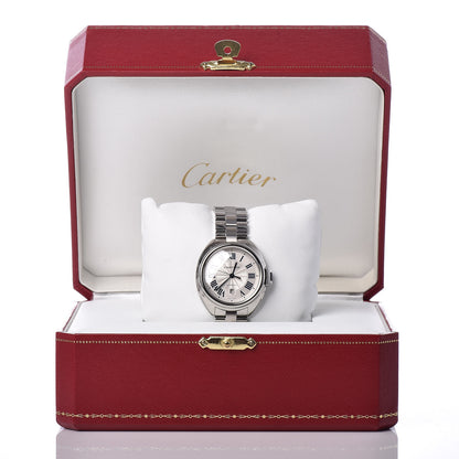 Cartier Stainless Steel 31mm Cle De Automatic Watch 9 of 9