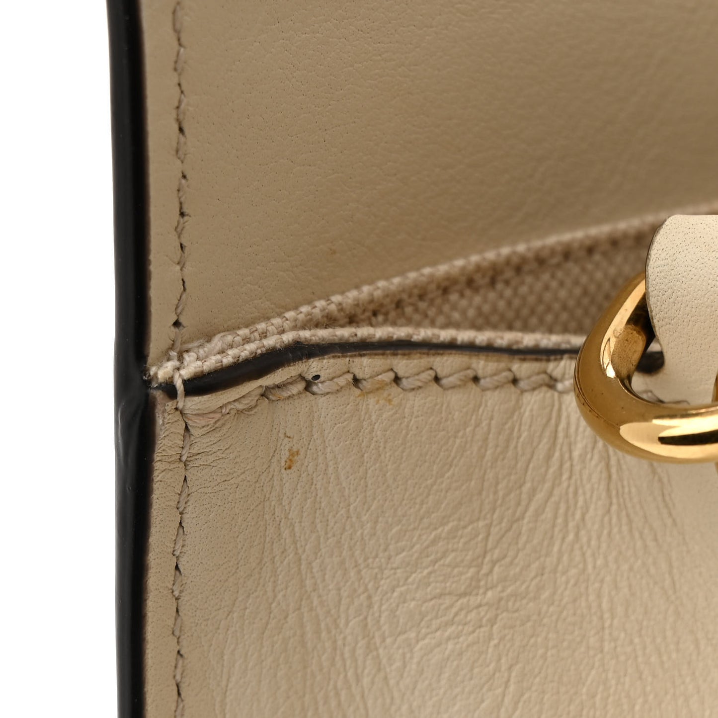 Calfskin Marmont Ribbon Top Handle Bag White