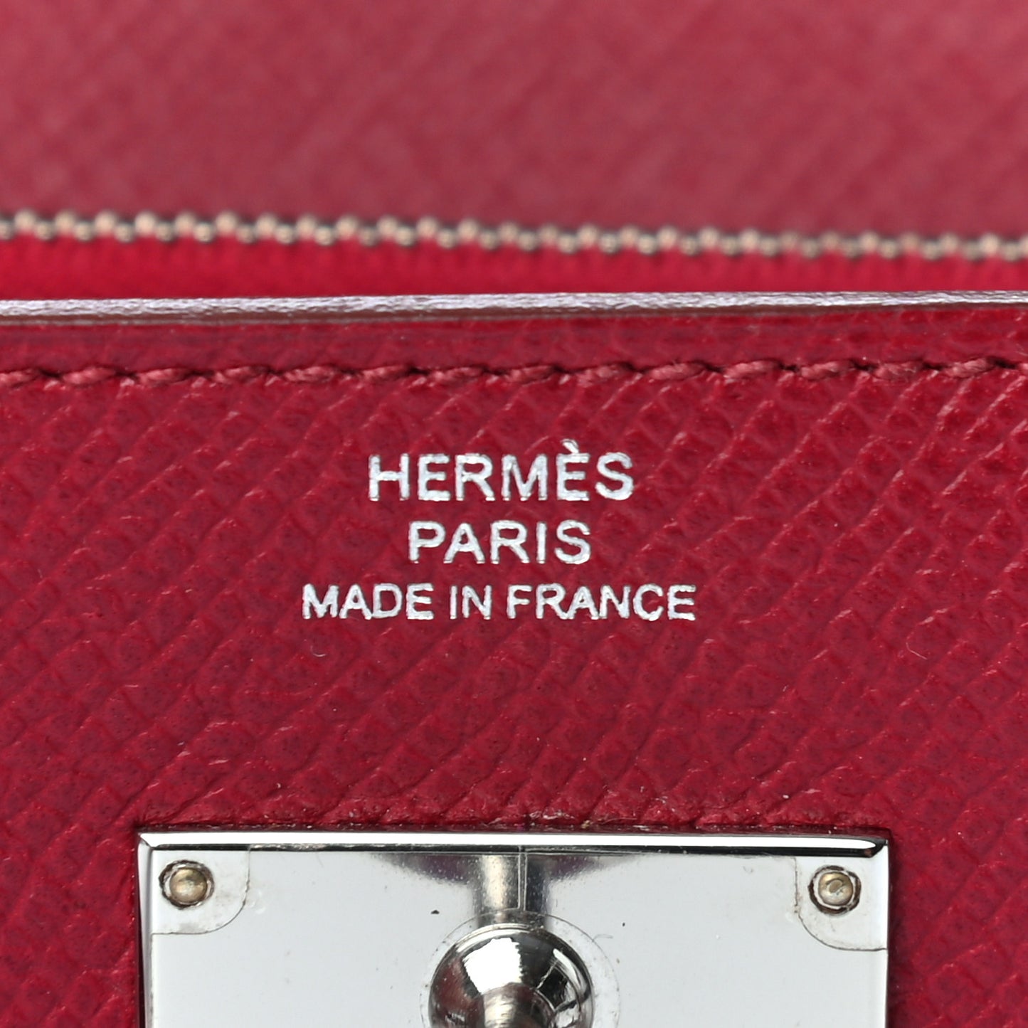 Epsom Kelly Longue Wallet Rubis
