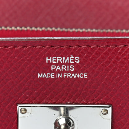 Hermes Epsom Kelly Longue Wallet Rubis 6 of 11