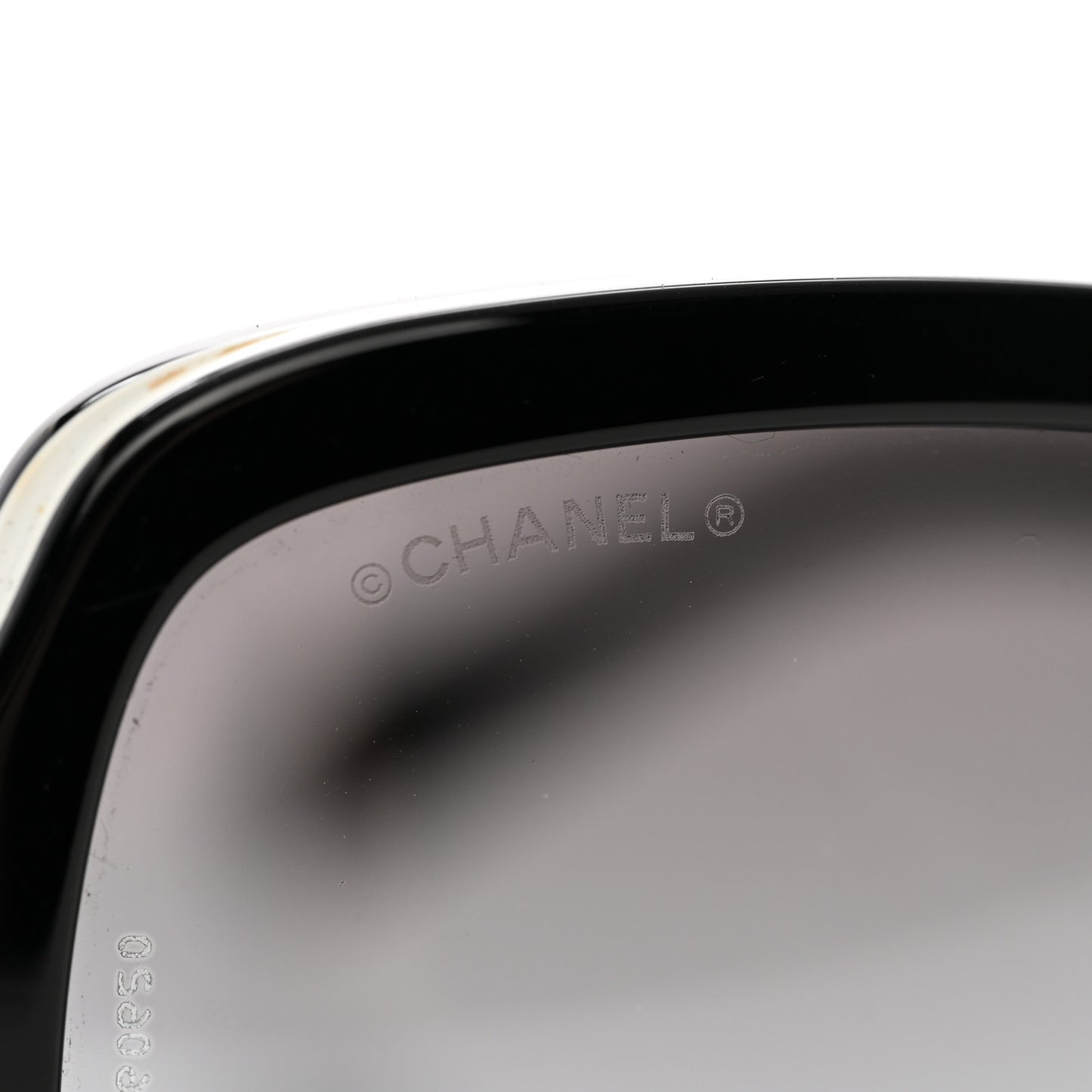 Acetate CC Logo Sunglasses 5143 Black White