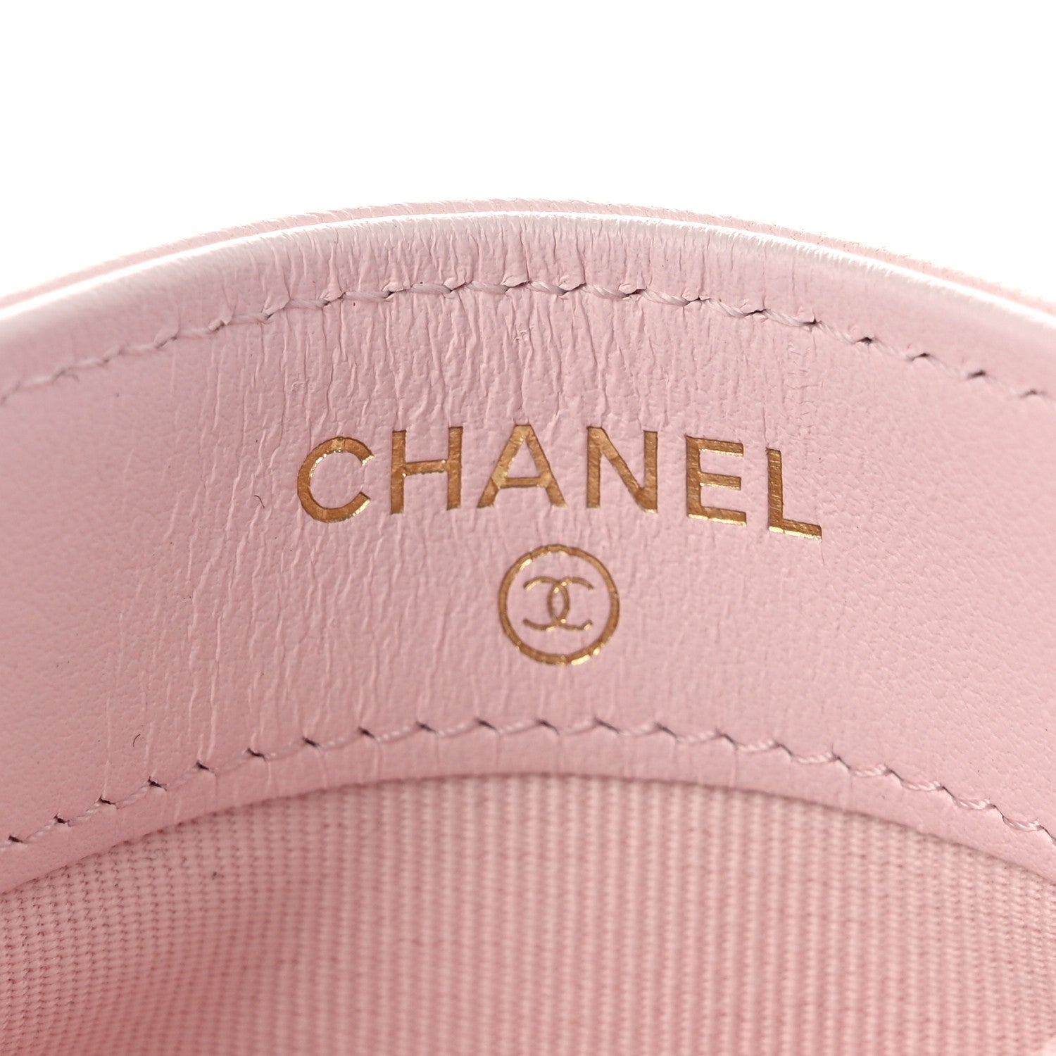 Chanel Lambskin Quilted Chanel 19 Card Holder Light Pink 6 of 12