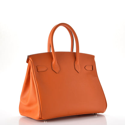 Hermes Epsom Birkin 30 Orange 3 of 36