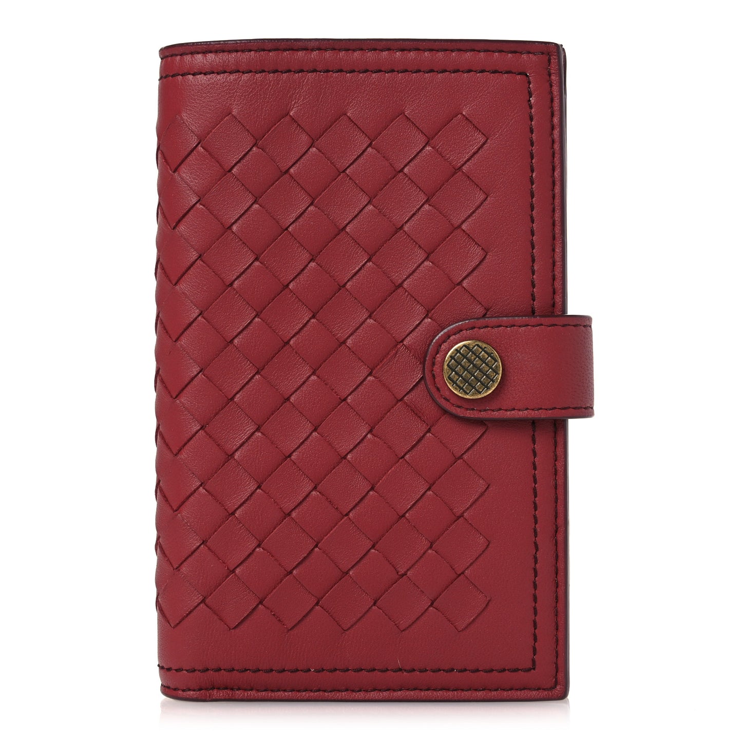 Nappa Intrecciato Snap Wallet Eclipse
